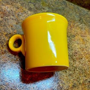 Authentic Fiestaware daffodil yellow coffee mug EUC